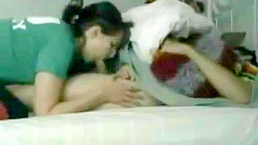 Older sister is going to suck this dude off in a hot incest porn movie