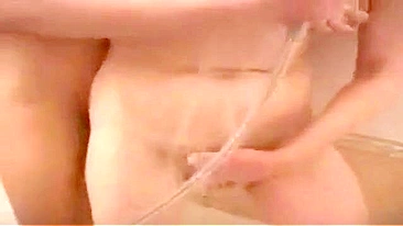 Attractive hotties in a vintage sex tape with plenty of incest banging