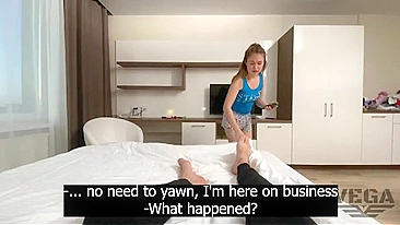 Slutty daughter likes it rough and daddy is going to give it to her, proper