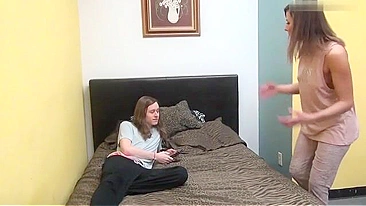 Undeniable fuck movie showing real incest mom getting knocked up hard