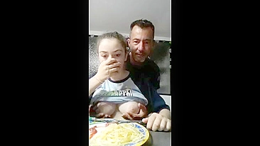 Stepdaddy is going to use his daughter for pleasure in a free porno