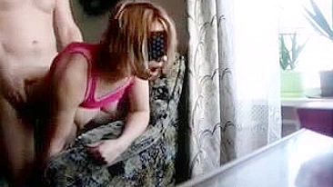 Lonely sister decides to let him fuck her mouth in a free incest vid