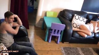 Mommy wears no underwear and that is why this stepson fucks her hard