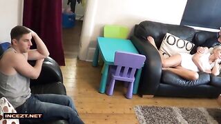 Mommy wears no underwear and that is why this stepson fucks her hard