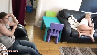 Mommy wears no underwear and that is why this stepson fucks her hard