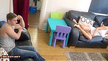 Mommy wears no underwear and that is why this stepson fucks her hard