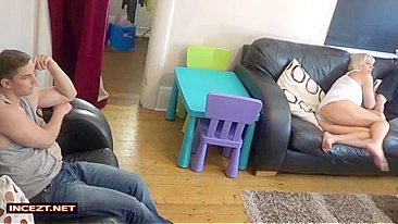 Mommy wears no underwear and that is why this stepson fucks her hard