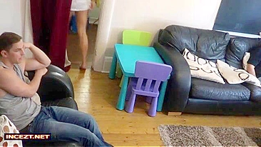 Mommy wears no underwear and that is why this stepson fucks her hard