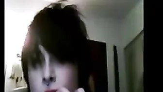 Sister porn movie showing a horny dude who prefers taboo fucking