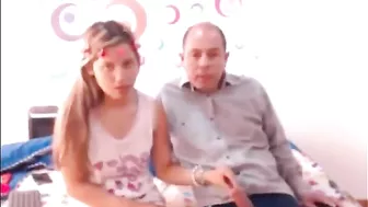 Webcam incest showing a horny blonde who needs daddy's huge cock