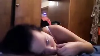 My sister pulled my cock out of my pants and started sucking, of course I nailed her!