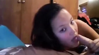 My sister pulled my cock out of my pants and started sucking, of course I nailed her!