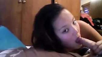 My sister pulled my cock out of my pants and started sucking, of course I nailed her!