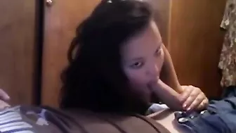 My sister pulled my cock out of my pants and started sucking, of course I nailed her!