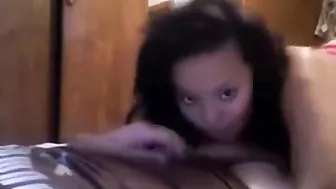 My sister pulled my cock out of my pants and started sucking, of course I nailed her!