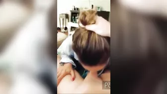 First sexual experience with my aunt, she let me cum in her mouth