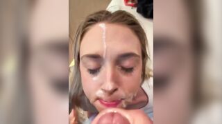 Sister puts on make-up and receives dick from brother at the same time