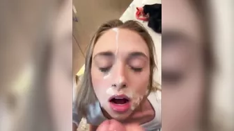 Sister puts on make-up and receives dick from brother at the same time