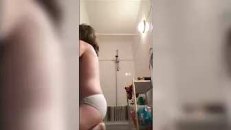 Mom starving for son's cock, quick blowjob in the bathroom while dad is having breakfast Mom starving for son's cock, quick blowjob in the bathroom while dad is having breakfast