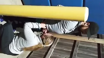 Our mom films and dirty encourages me while I fuck my brother in the garage Our mom films and dirty encourages me while I fuck my brother in the garage