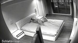 I put a hidden camera to record my wife's older sister masturbating in our bedroom!