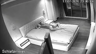 I put a hidden camera to record my wife's older sister masturbating in our bedroom!