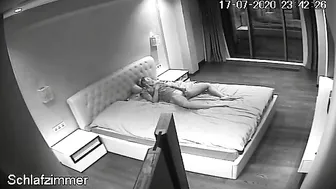 I put a hidden camera to record my wife's older sister masturbating in our bedroom!