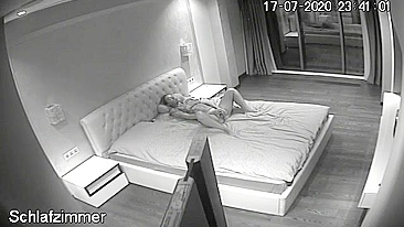 I put a hidden camera to record my wife's older sister masturbating in our bedroom!