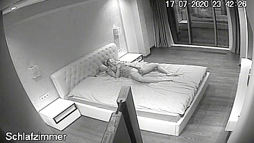 I put a hidden camera to record my wife's older sister masturbating in our bedroom!