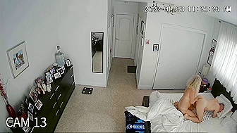 Hacked IPCAM – Mature German husband gets rimming from his wife after sex!