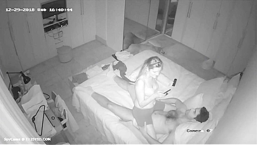 Son Spies on Parents Fucking, Captures Mom's Wild Reverse Cowgirl Ride on Dad's Dick