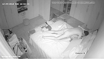 Son Spies on Parents Fucking, Captures Mom's Wild Reverse Cowgirl Ride on Dad's Dick