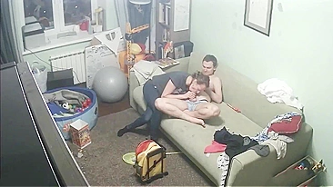 Hacked IPCAM Real Incest – A pervert mother offers her virgin son a blowjob and then fucks him!