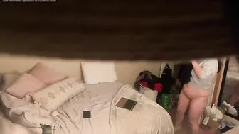 Chubby wife spied in bedroom - Hidden Cam Chubby wife spied in bedroom - Hidden Cam