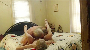 How drunk was she to let this old father fuck her?