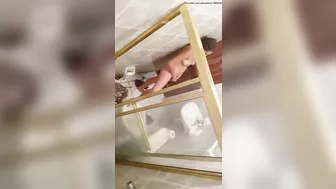 Peeping Tom Cam - Mom's Solo Fuck Session with Jet on Her Throbbing Hairy Hole