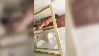 Peeping Tom Cam - Mom's Solo Fuck Session with Jet on Her Throbbing Hairy Hole