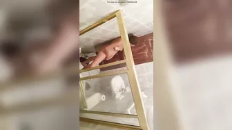 Peeping Tom Cam - Mom's Solo Fuck Session with Jet on Her Throbbing Hairy Hole