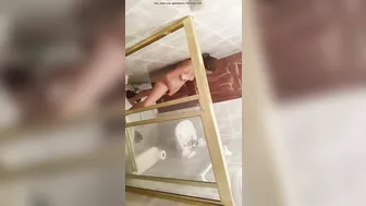 Peeping Tom Cam - Mom's Solo Fuck Session with Jet on Her Throbbing Hairy Hole