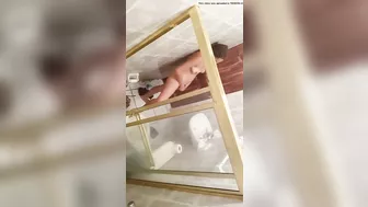 Peeping Tom Cam - Mom's Solo Fuck Session with Jet on Her Throbbing Hairy Hole