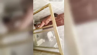 Peeping Tom Cam - Mom's Solo Fuck Session with Jet on Her Throbbing Hairy Hole