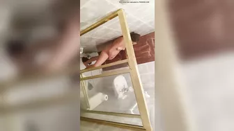 Peeping Tom Cam - Mom's Solo Fuck Session with Jet on Her Throbbing Hairy Hole