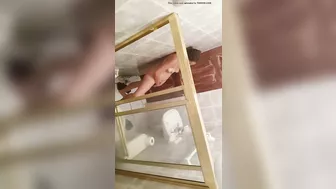 Peeping Tom Cam - Mom's Solo Fuck Session with Jet on Her Throbbing Hairy Hole