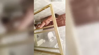 Peeping Tom Cam - Mom's Solo Fuck Session with Jet on Her Throbbing Hairy Hole