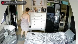 wife walks around the house half naked caught on IP camera