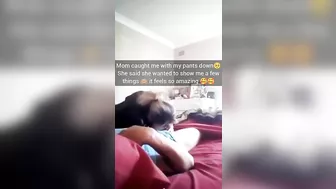Mom caught me with my pants down