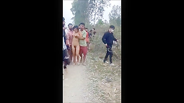 Two crying indian lady stripped naked and gang raped, Suspicion of witchcraft in Manipur!