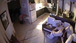 A father and daughter were caught on a hacked IP camera during sex