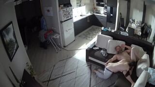 A father and daughter were caught on a hacked IP camera during sex