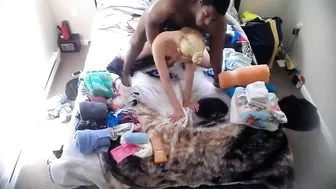 Wife's Covert Camera Reveals Her Perverted Husband Viciously Banging Innocent Babysitter's Tight Slit